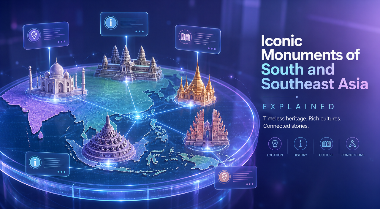 Iconic monuments of South and Southeast Asia explained